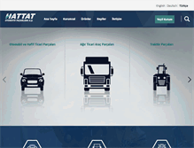 Tablet Screenshot of hattatotomotiv.com